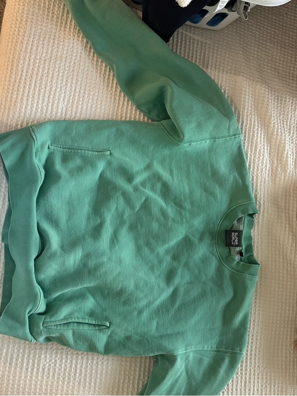 Super World Mint Green Crewneck Sweatshirt